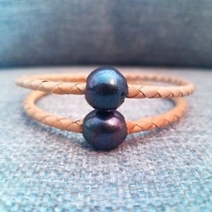 Gorgeous Handmade Black Hawaiian Pearl Bracelets